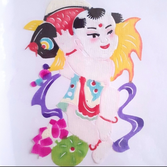 Chinese Folk Art 8 Set Papercuts Artist Book - Picture 8 of 11